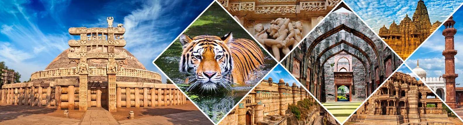 Delightful Madhya Pradesh tour packages banner